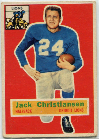 Jack Christiansen 1956 Topps Card #20