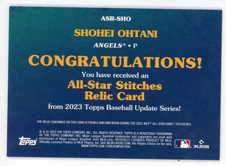 Shohei Ohtani 2023 Topps All-Star Patch Relic #ASR-SHO