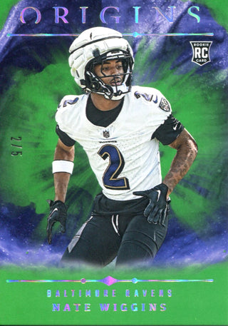 Nate Wiggins 2024 Panini Origins Rookie Card #143 #2/5