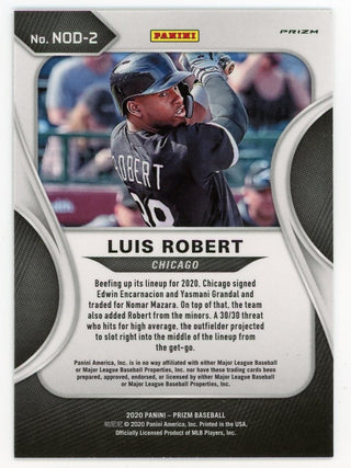 Luis Robert 2020 Panini Silver Priam Now On Deck #NOD-2 Card