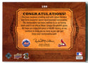Johan Santana Chris Carpenter 2008 Upper Deck Ballpark Collection Jersey Card