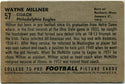 Wayne V Millner 1952 Bowman Card #57