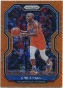 Chris Paul 2020 - 2021 Panini Prizm Orange Wave Prizm Card #93 19/60