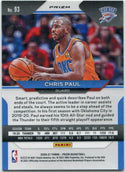 Chris Paul 2020 - 2021 Panini Prizm Orange Wave Prizm Card #93 19/60