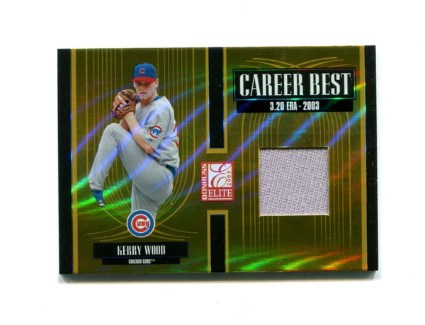 Kerry Wood 2005 Donruss Career Best #CB-16 013/250 Card