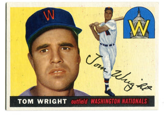 Tom Wright 1955 Topps #141 Card