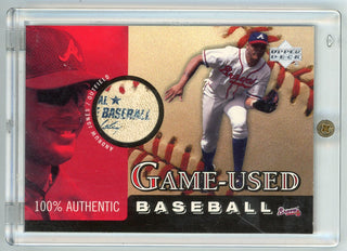 Andruw Jones 2000 Upper Deck Game-Used Baseball #B-AJ