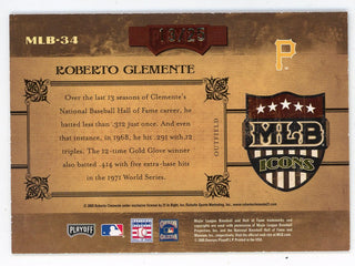Roberto Clemente 2005 Donruss MLB Icons Century #MLB-34