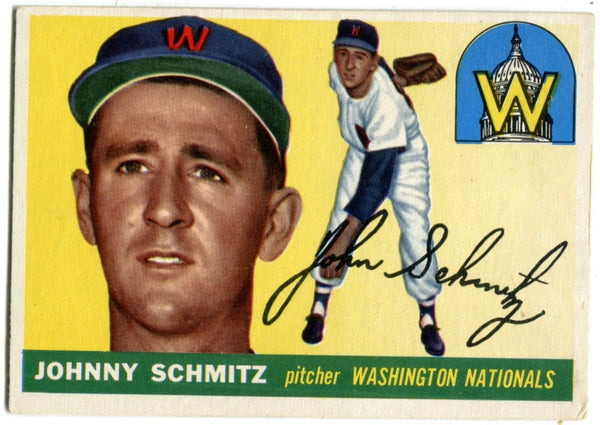 Johnny Schmitz 1955 Topps #159 Card