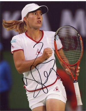 Justine Henin Autographed 8x10 Photo