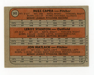 1972 Rookie Stars Mets Topps #141 Card