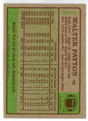 Walter Payton 1984 Topps Card #228