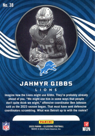 Jahmyr Gibbs 2023 Panini Illusions Rookie Card #38