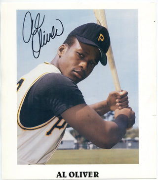 Al Oliver Autographed 8x10 Photo