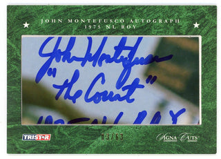 John Montefusco Autographed 2008 Tristar Signa Cuts