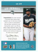 Dontrelle Willis 2008 Upper Deck Patch Relic #UD-DW