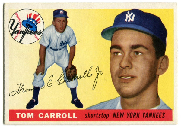 Tom Carroll 1955 Topps #158 Card