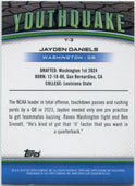 Jayden Daniels 2024 Topps Chrome Youthquake RC #Y-3