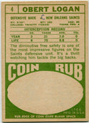 Obert Logan 1968 Topps Card #4