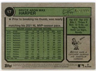 Bryce Harper 2023 Topps Heritage #17 Card 469/999