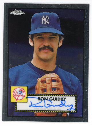 Ron Guidry 2021 Topps Chrome Autographed #PA-RG