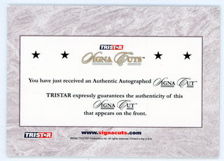 Bob Horner Autographed 2008 Tristar Signa Cuts