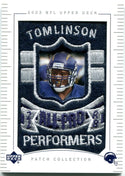Ladanian Tomlinson Upper Deck Patch Collectors All Pro Performers 2003