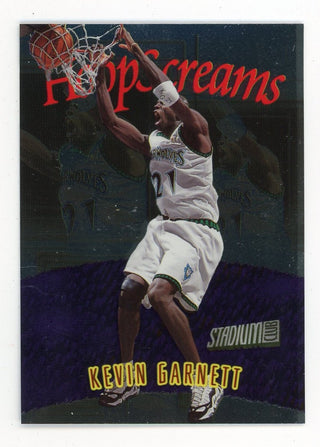 Kevin Garnett 1997 Topps Hoop Screams #HS3 Card