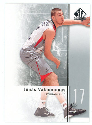 Jonas Valanciunas 2011-12 Upper Deck Spa Authentic #39