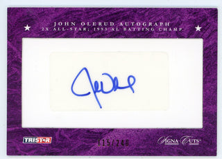 John Olerud 2008 Tristar Autographed Signa Cuts