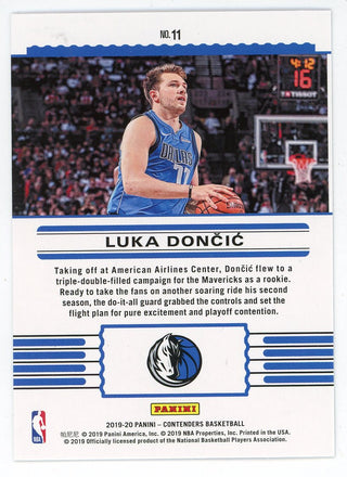Luka Doncic 2019-20 Panini Contenders Front Row Seats Card #11