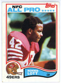Ronnie Lott 1983 Topps NFC All Pro Card #486