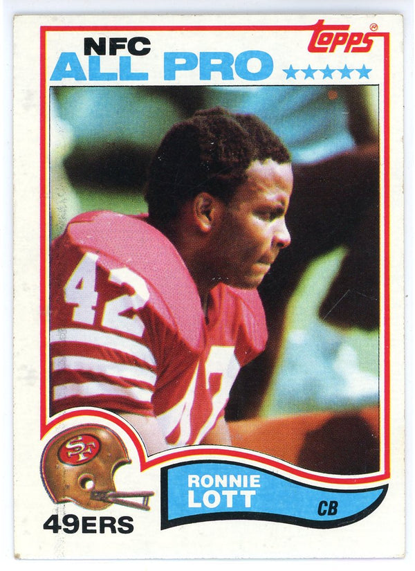 Ronnie Lott 1983 Topps NFC All Pro Card #486