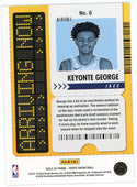 Keyonte George 2023-24 Panini Hoops Arriving Now #6