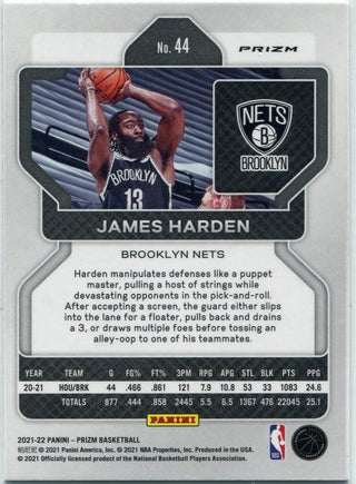 James Harden 2021 - 2022 Panini Prizm 75th Anniversary Prizm Card #44