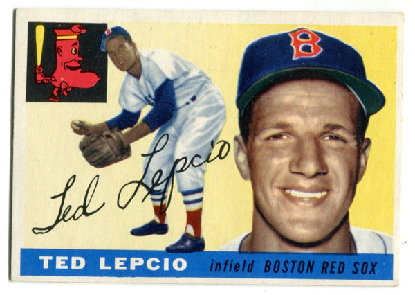 Ted Lepcio 1955 Topps #128 Card