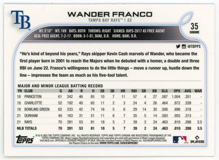 Wander Franco 2022 Topps Chrome Silver All-Star #35 Card
