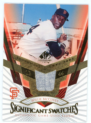 Willie McCovey 2004 Upper Deck Significant Swatches Patch Relic #SS-WM