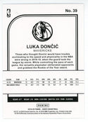 Luka Doncic 2019 Panini Hoops Silver Card #39