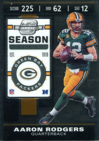 Aaron Rodgers 2019 Panini Contenders Optic Card #59