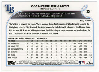 Wander Franco 2022 Topps Chrome Black #35 Card