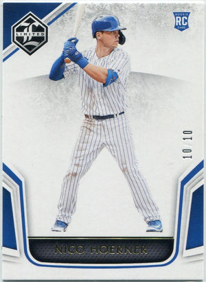 Nico Hoerner 2020 Panini Chronicles Limited Gold Parallel RC #14 10/10