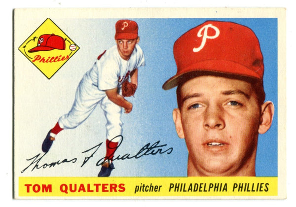 Tom Qualters 1955 Topps #33 Card