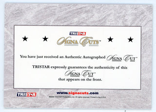 Robb Nen Autographed 2008 Tristar Signa Cuts