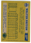 Walter Payton 1982 Topps Card #302
