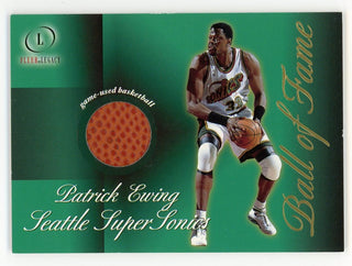 Patrick Ewing 2001 Fleer Ball of Fame Game-Used Basketball Card 17 of 20