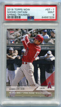 Shohei Ohtani 2018 Topps Now Spring Training RC #ST-7 PSA Graded 9