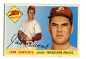 Jim Owens 1955 Topps #202 Card