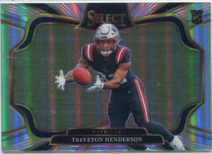 TreVeyon Henderson 2025 Panini Select Field Level Silver Prizm RC #478