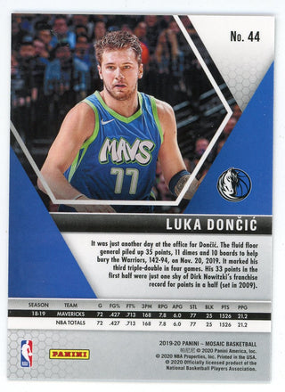 Luka Doncic 2019 Panini Mosaic Card #44